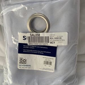 Light Blue One Panel SUN ZERO Curtain